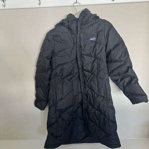 Patagonia Black Long Puffer Coat
